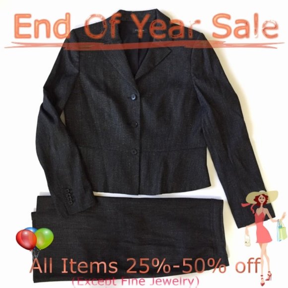 Ann Taylor Women’s Black/ Sliver Suit